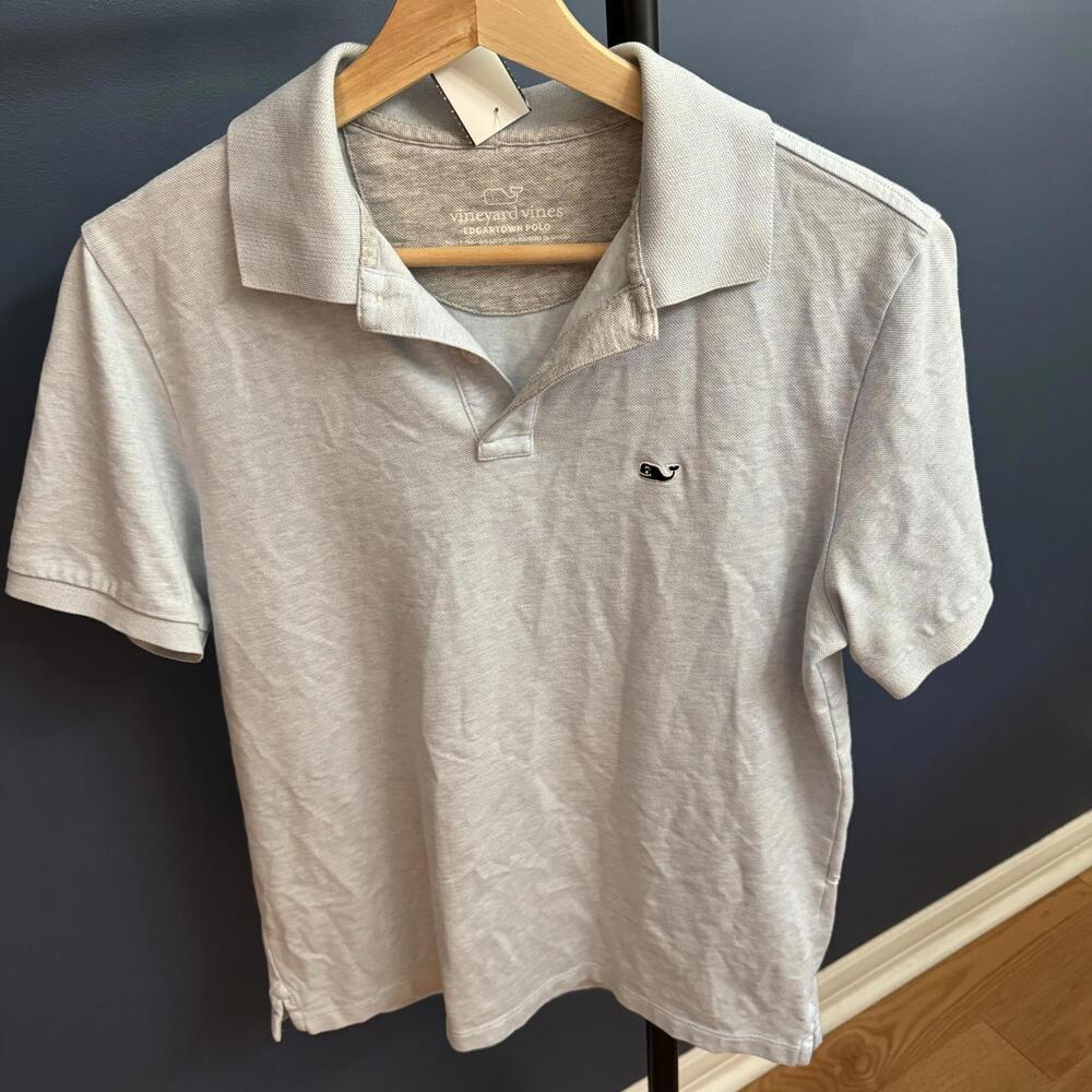 Vineyard Vines - Edgartown Polo - Light Blue - Mens XS